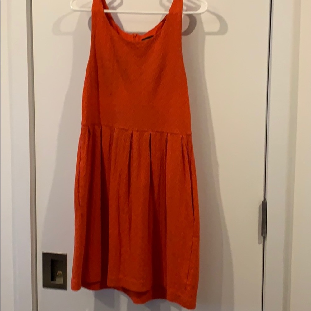Red women’s dress